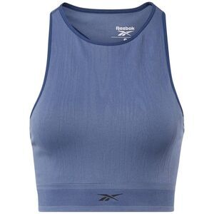Reebok Women's United by Fitness Myoknit Seamless Top in Batik Blue , Sz. XS